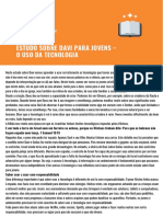 Estudo Sobre Davi e o Uso de Tecnologias