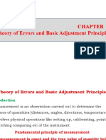 Theory of Errors and Basic Adjustment Principles