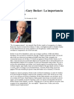 Entrevista a Gary Becker