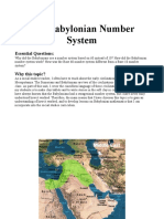 The Babylonian Number System: by Mark Swanson
