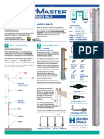 Before You Begin Safety First!: Plan, Layout & Mark Locate & Set Posts