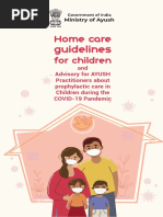 Ayush HomeCareGuidelinesForChildren | PDF | Hand Washing | Caregiver