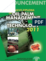 IDOPMT: Intensive Diploma in Oil Palm Management and Technology