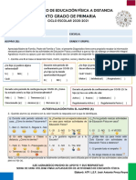 Diagnóstico EF A Distancia 6° Primaria - LEF ANTONIO PREZA