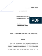 Casación penal sobre acceso carnal violento