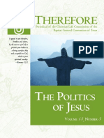 Therefore Politics of Jesus