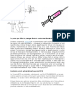 La Parte Que Debe de Proteger de Toda Contaminación de Una Jeringa