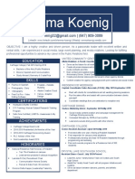 Emma Koenig Resume 2021