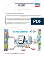 ACTIVIDAD DE TECNOLOGÍA GRADO 1º Septiembre 9 Colegio Pompero