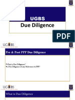UGBS PPP Due Diligence Guide