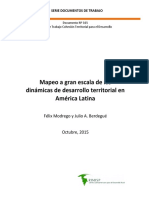 Mapeo A Gran Escala Dinámicas Territoriales ALC - Modrego y Berdegué