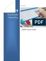 Test Result Reporting: SLMTA Trainer's Guide