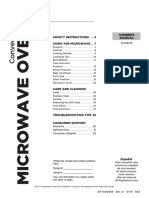 Safety Instructions - . 3 Using The Microwave - . 7: Owner'S Manual