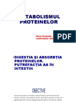 Tema 1, 2 Metabolismul - Proteinelor