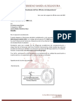 Carta N°038-2021-DEFYB-UMA-María Rosaura Sánchez Orti