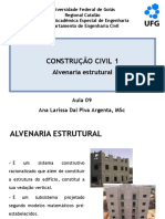 Aula 09 - Alvenaria estrutural