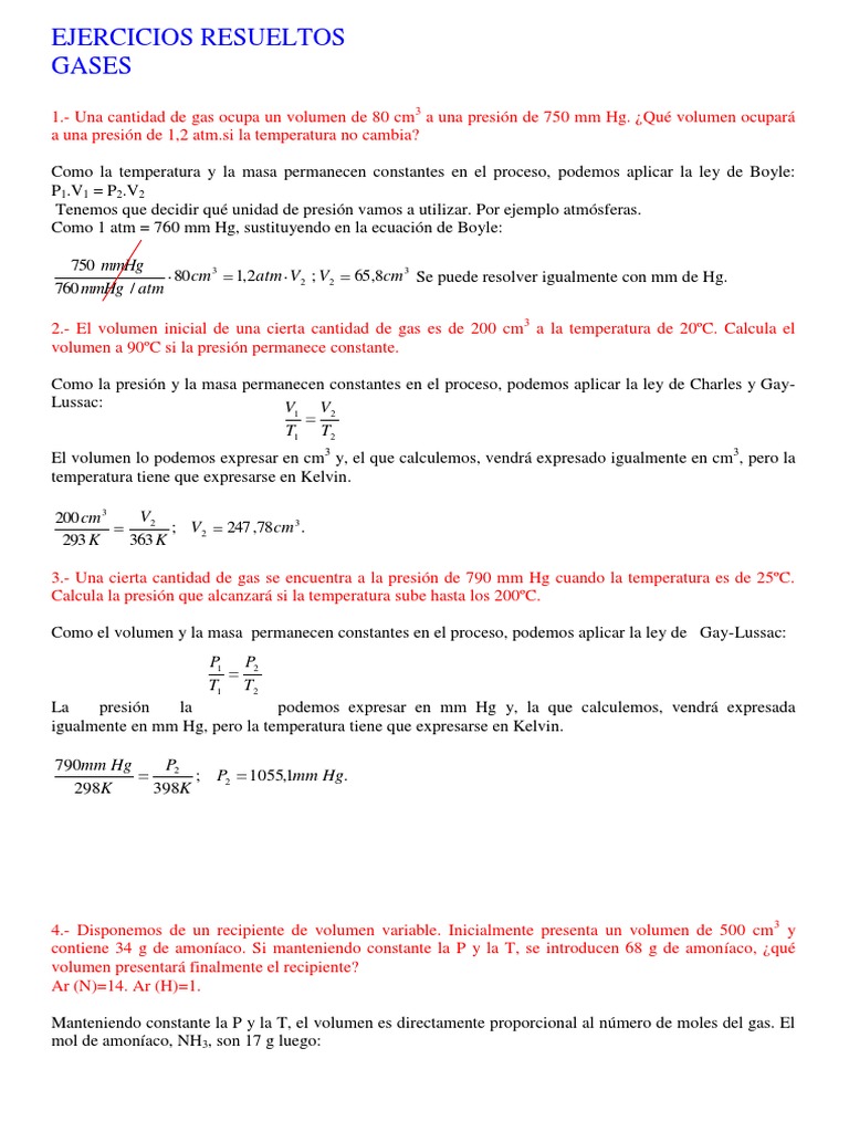 Problemas Resueltos de Gases 110424112818 Phpapp01 | PDF | Gases | Mole ...