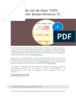 Arreglar Alto Uso de Disco 100% Administrador Tareas Windows 10