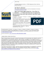 British Poultry Science: α -linolenic ω -3 fatty acid sources on laying hen