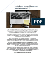 Guía para Solucionar Los Problemas Más Habituales en Tu PC