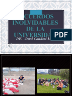 Recuerdos universitarios inolvidables