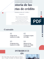 Historia de Las Tarjetas de Crédito