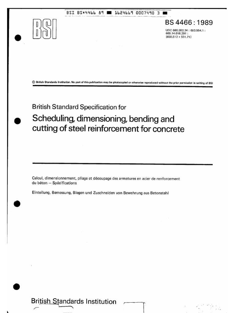 BS 4466 Copyright Information | PDF | Architectural Design | Architecture