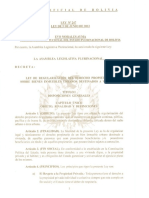 LEY N° 247 REGULARIZACION DE DERECHO PROPIETARIO