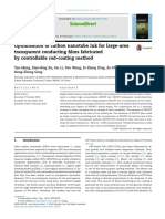 Optimisation of Carbon Nanotube Ink For Large-Area Transparent Conducting Films Fabricated by Controllable Rod-Coating Method