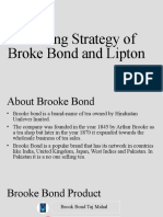 Marketing Strategy of Broke Bond and Lipton