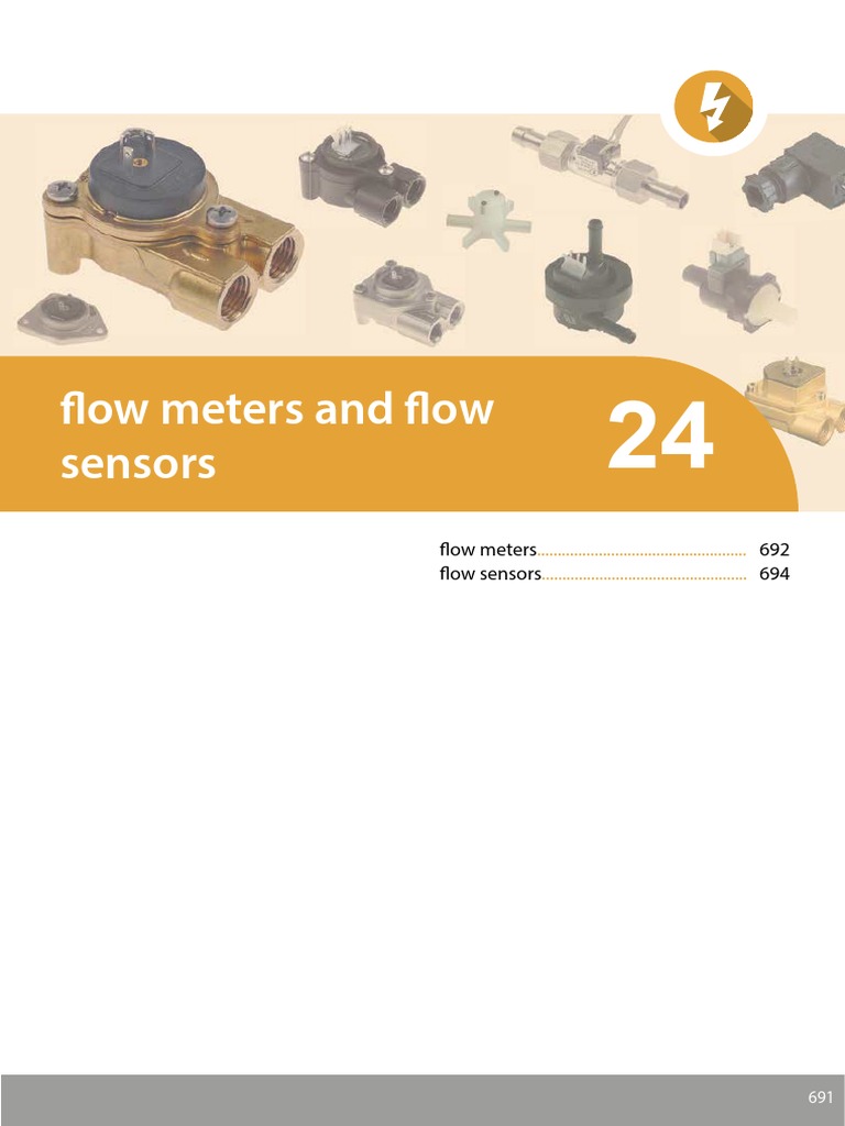 24-Flow Meters and Flow Sensors | PDF | Chemical Engineering | Fluid ...