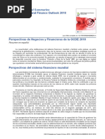 Perspectivas de Negocios y Financieras de la OCDE 2018