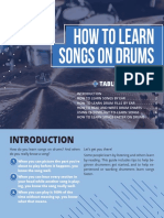 Ultimate Guide To Learning Songs On Drums