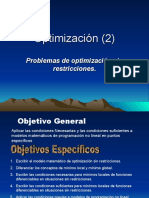 Optimización sin restricciones: condiciones necesarias y suficientes