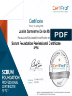 Certificado  SFPC