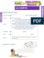 Partes de La Carta para Cuarto de Priamria