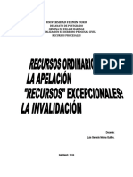 Apelación e Invalidación