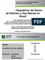 Politica de Regulacion Del Sectorde Petroleo y Gas Natural en Brasil
