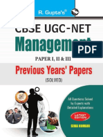 R Gupta Previous Year Paper Management