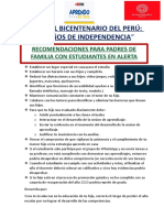 Recomendaciones para Padres Con Hijos en Alerta