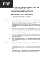 Download UU NO 43 TAHUN 1999 TTG POKOK POKOK KEPEGAWAIAN - PERUBAHAN UU NO 8 TAHUN 1974 by Sri Rahayu Widyanti SN52399030 doc pdf