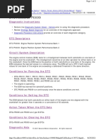 DTC P0008 or P0009: Diagnostic Instructions