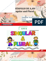 PORTAFOLIO - A,An-Singular and Plural