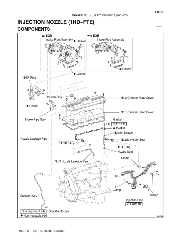 08erm Injector 1HD FTE | PDF | Fuel Injection | Nut (Hardware)