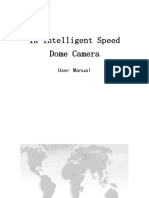 IR Intelligent Speed Dome Camera: User Manual