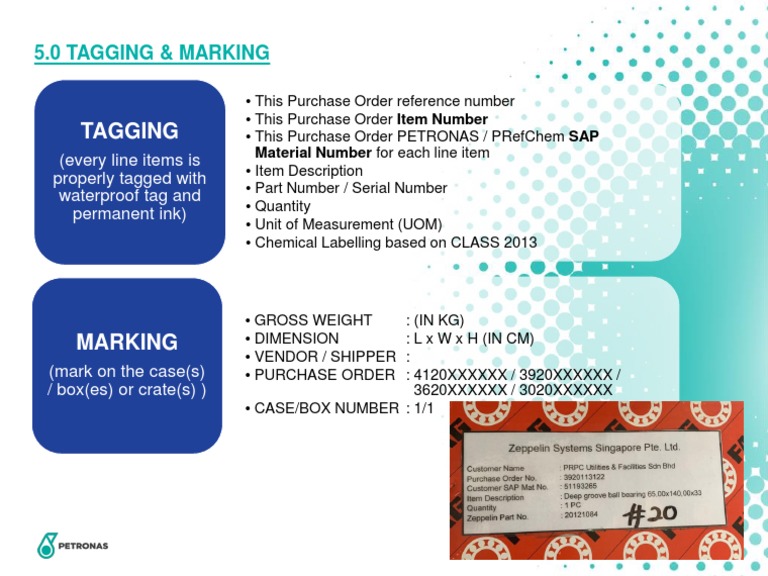Tagging & Marking Requirement PDF