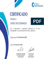 Certificado - Bioseguridad