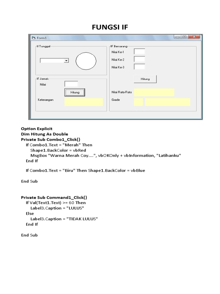 VBA Conditional Logic Guide | PDF