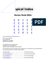 Bsb Topical Index