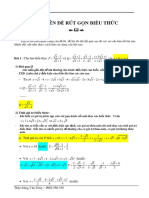 29.8 Chuyên Đề Rút Gọn P1